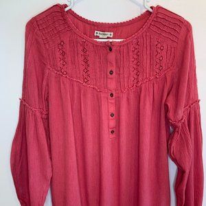 Pink Long Sleeve Shirt